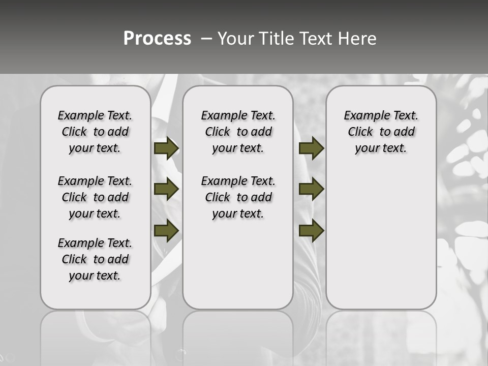 A Man In A Suit Is Holding A Pair Of Scissors PowerPoint Template