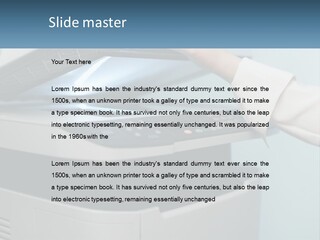 A Person Is Pressing A Button On A Printer PowerPoint Template