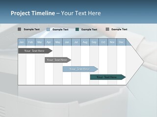 A Person Is Pressing A Button On A Printer PowerPoint Template