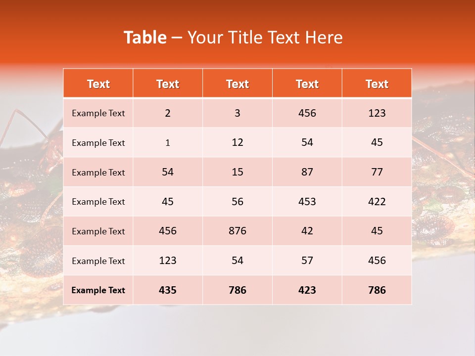 A Group Of Red Ants On A Piece Of Wood PowerPoint Template