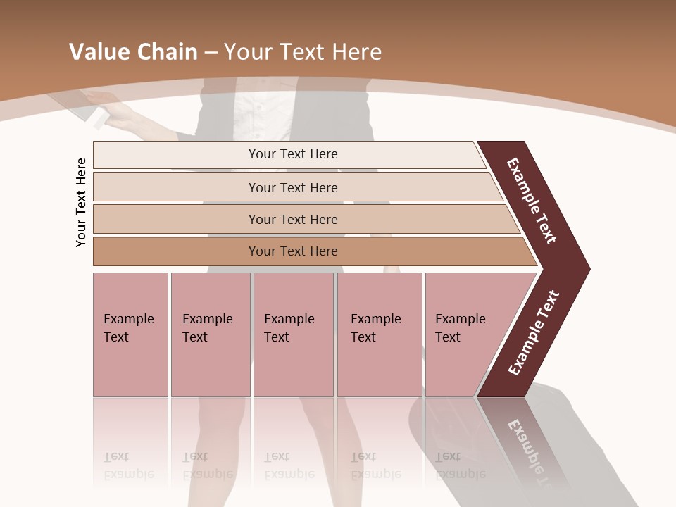 A Woman In A Business Suit Holding A Briefcase PowerPoint Template