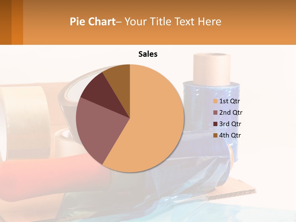 A Group Of Rolls Of Tape Sitting On Top Of A Table PowerPoint Template
