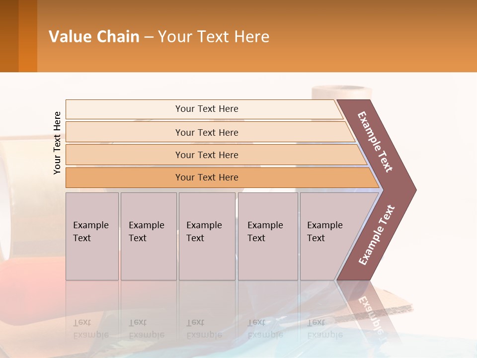 A Group Of Rolls Of Tape Sitting On Top Of A Table PowerPoint Template