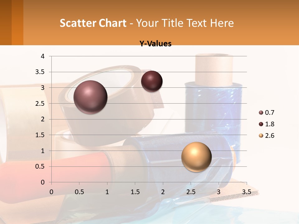 A Group Of Rolls Of Tape Sitting On Top Of A Table PowerPoint Template