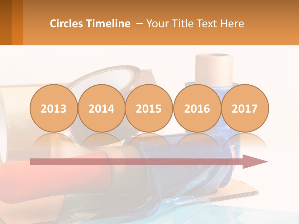 A Group Of Rolls Of Tape Sitting On Top Of A Table PowerPoint Template