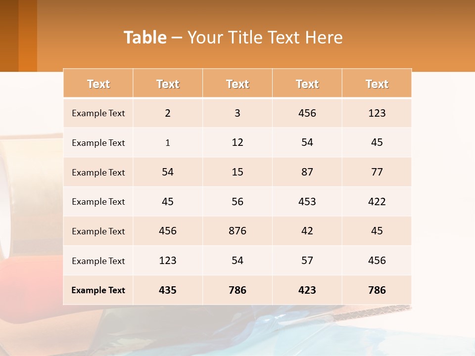 A Group Of Rolls Of Tape Sitting On Top Of A Table PowerPoint Template