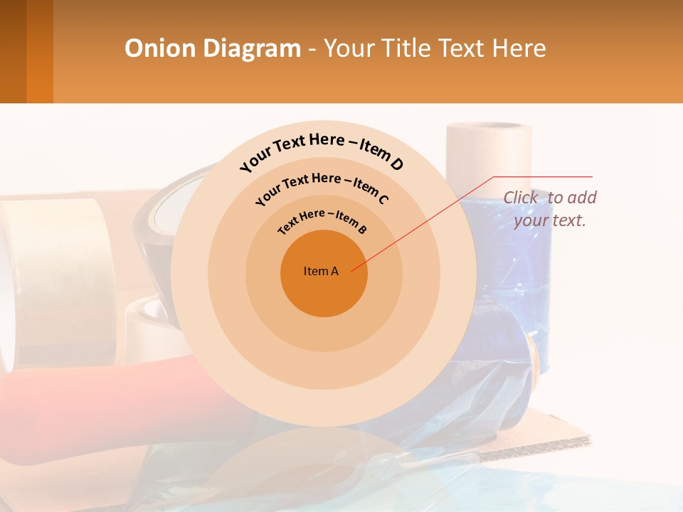 A Group Of Rolls Of Tape Sitting On Top Of A Table PowerPoint Template