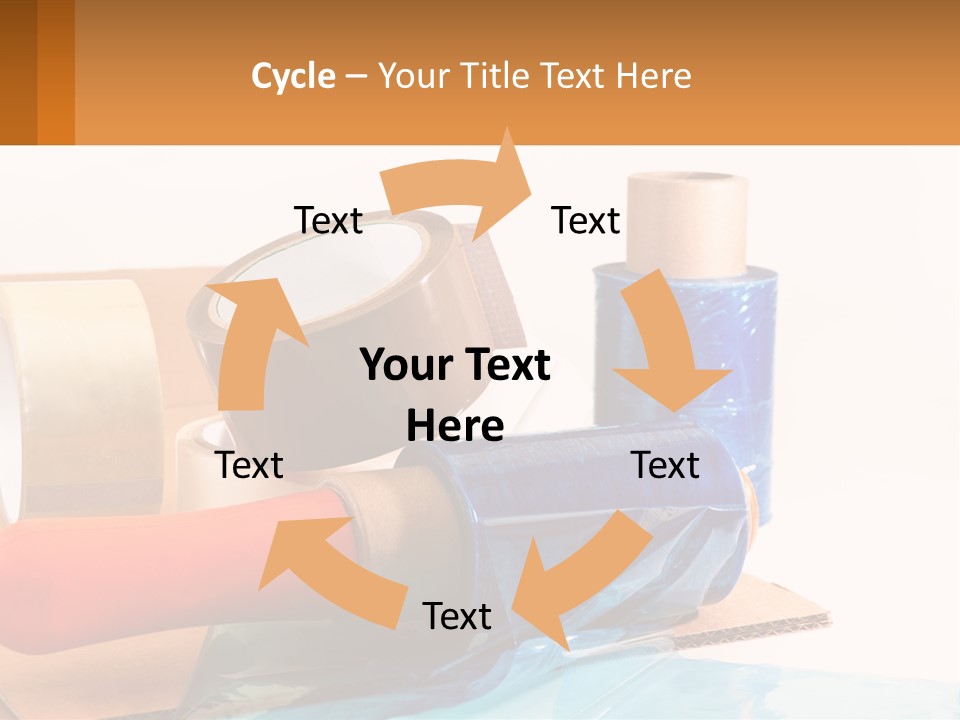 A Group Of Rolls Of Tape Sitting On Top Of A Table PowerPoint Template