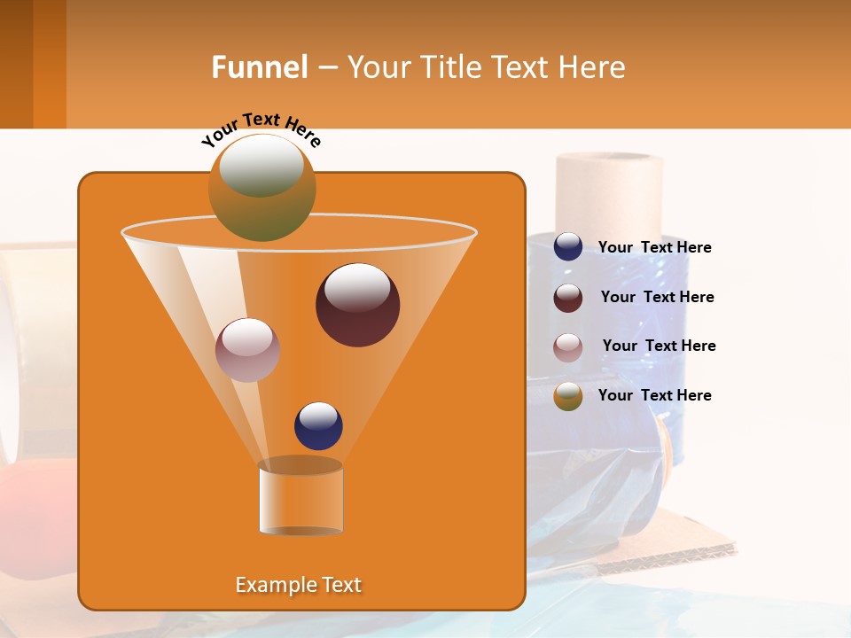 A Group Of Rolls Of Tape Sitting On Top Of A Table PowerPoint Template