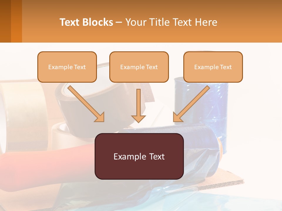 A Group Of Rolls Of Tape Sitting On Top Of A Table PowerPoint Template
