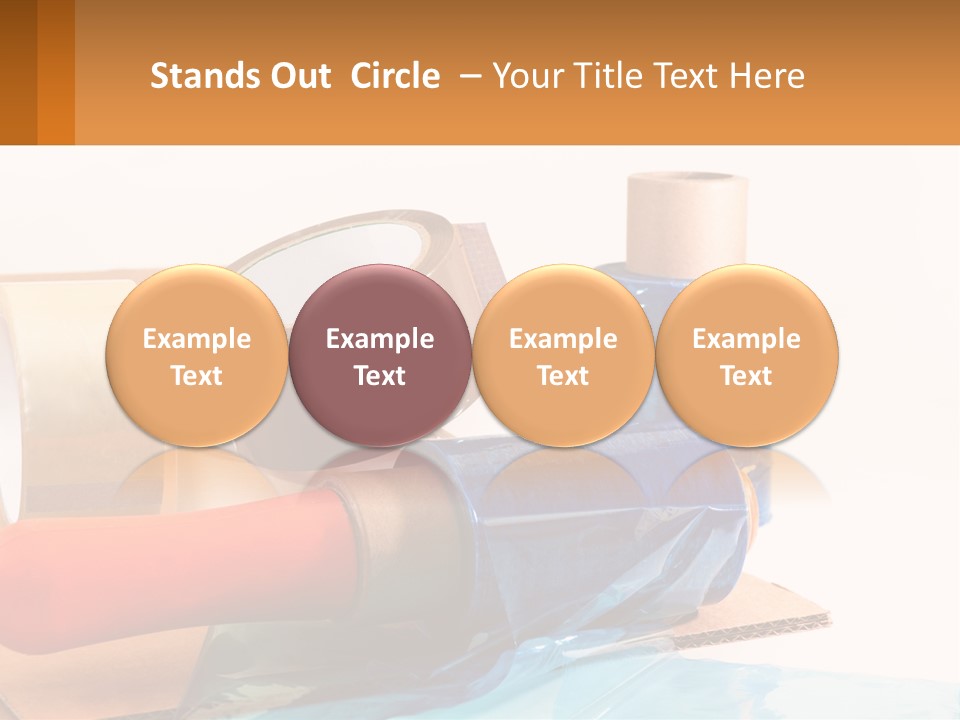 A Group Of Rolls Of Tape Sitting On Top Of A Table PowerPoint Template