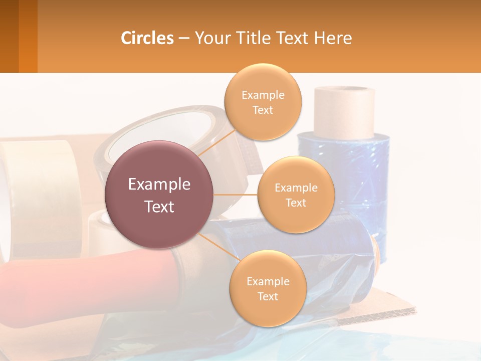 A Group Of Rolls Of Tape Sitting On Top Of A Table PowerPoint Template