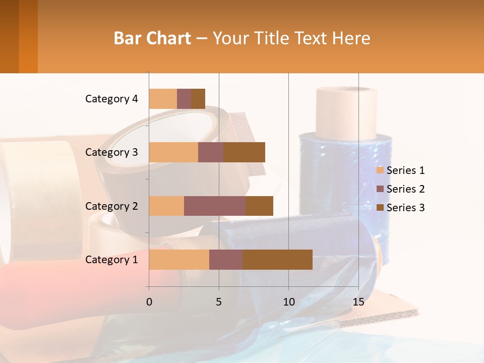 A Group Of Rolls Of Tape Sitting On Top Of A Table PowerPoint Template