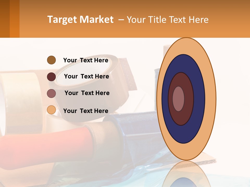 A Group Of Rolls Of Tape Sitting On Top Of A Table PowerPoint Template