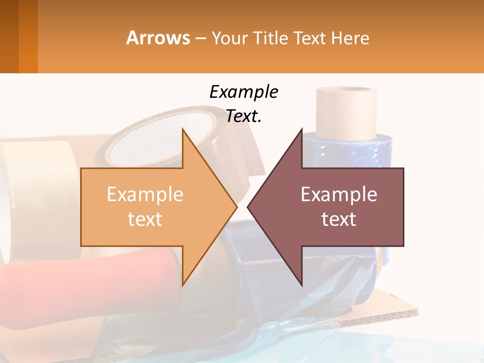 A Group Of Rolls Of Tape Sitting On Top Of A Table PowerPoint Template