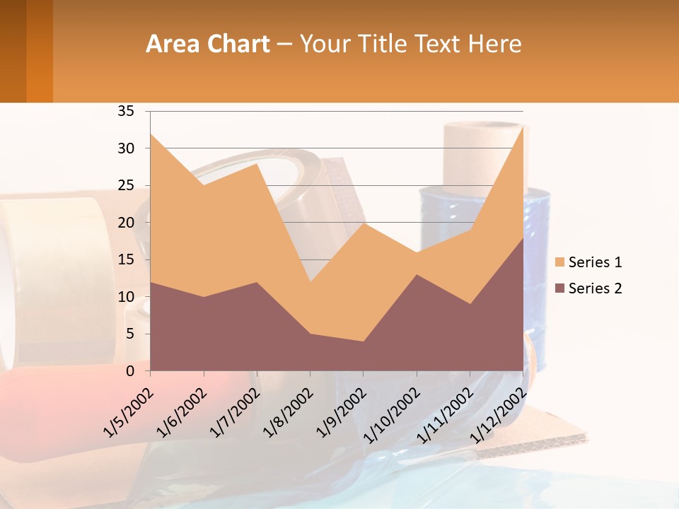 A Group Of Rolls Of Tape Sitting On Top Of A Table PowerPoint Template