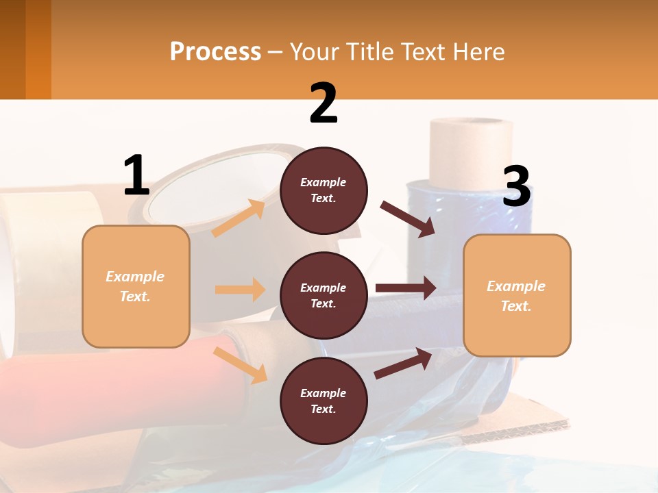 A Group Of Rolls Of Tape Sitting On Top Of A Table PowerPoint Template