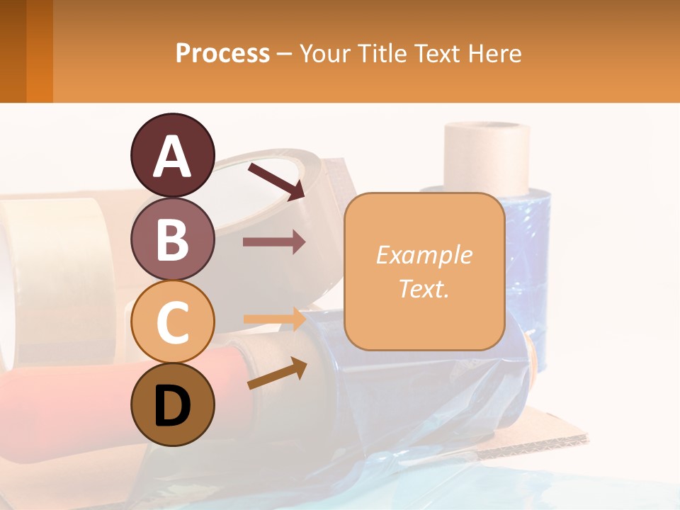 A Group Of Rolls Of Tape Sitting On Top Of A Table PowerPoint Template