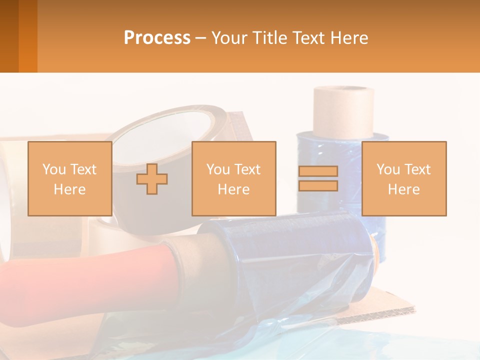 A Group Of Rolls Of Tape Sitting On Top Of A Table PowerPoint Template