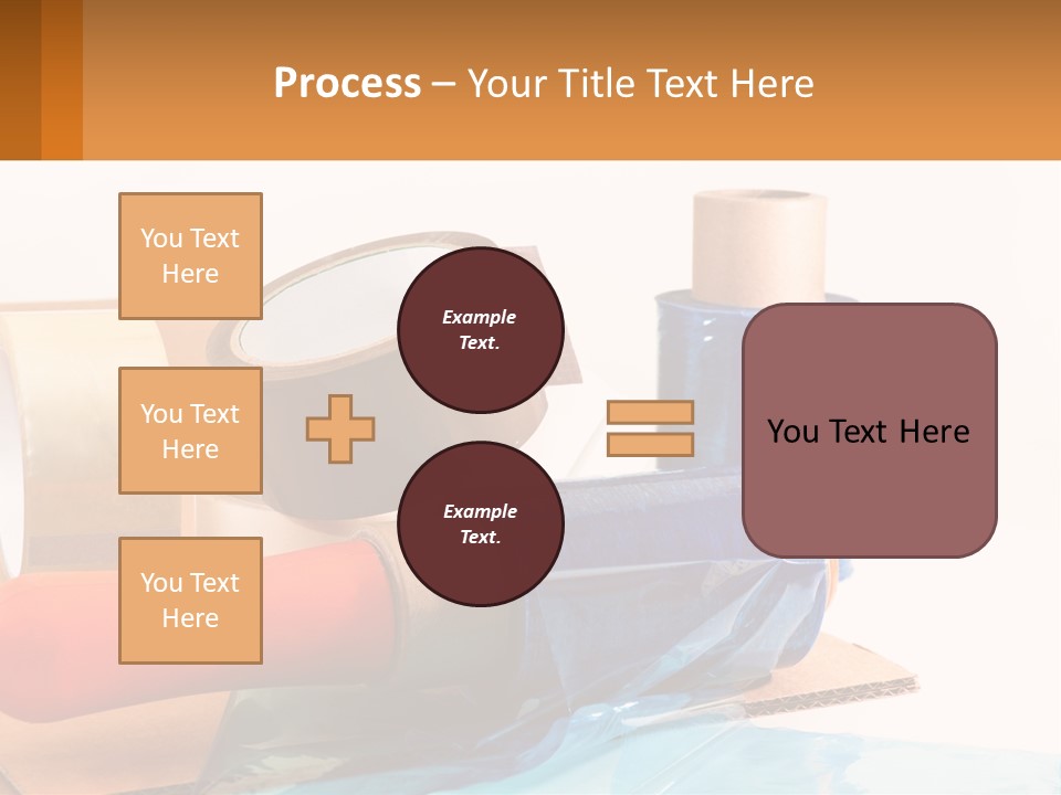 A Group Of Rolls Of Tape Sitting On Top Of A Table PowerPoint Template