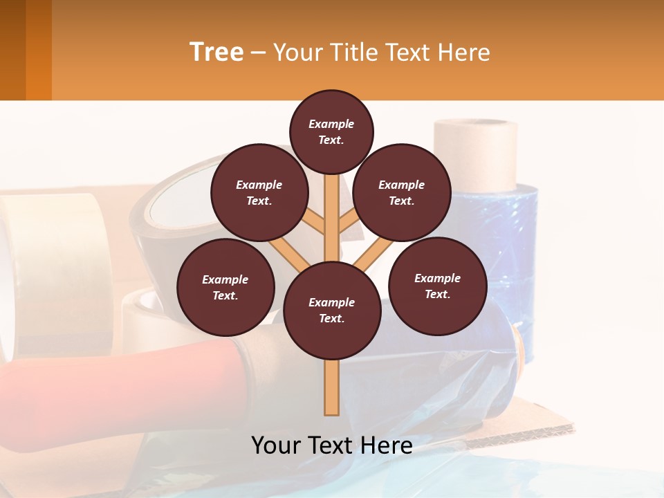 A Group Of Rolls Of Tape Sitting On Top Of A Table PowerPoint Template