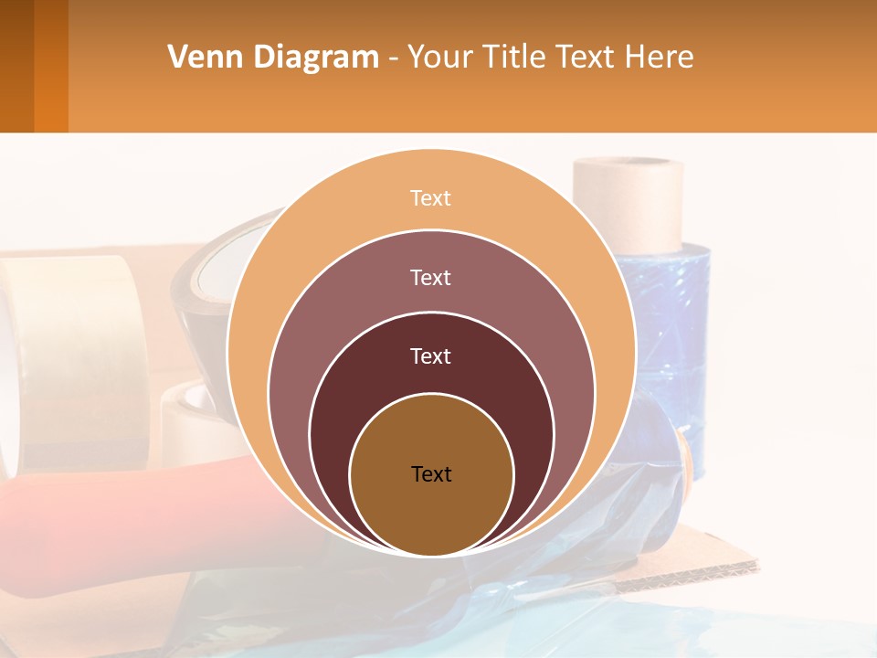 A Group Of Rolls Of Tape Sitting On Top Of A Table PowerPoint Template