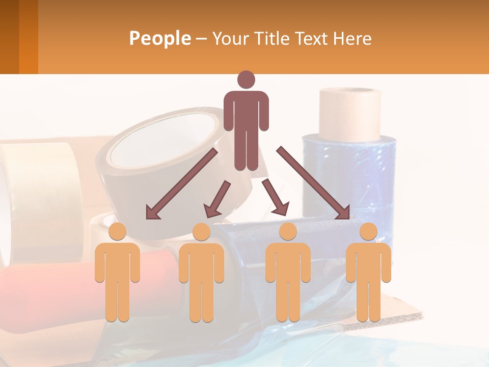 A Group Of Rolls Of Tape Sitting On Top Of A Table PowerPoint Template