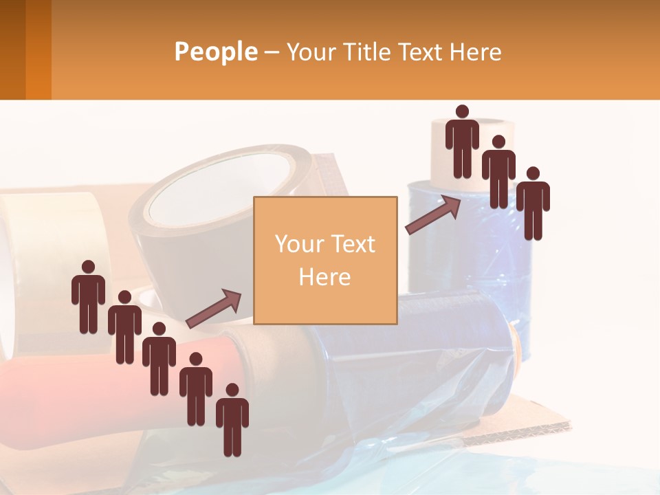 A Group Of Rolls Of Tape Sitting On Top Of A Table PowerPoint Template