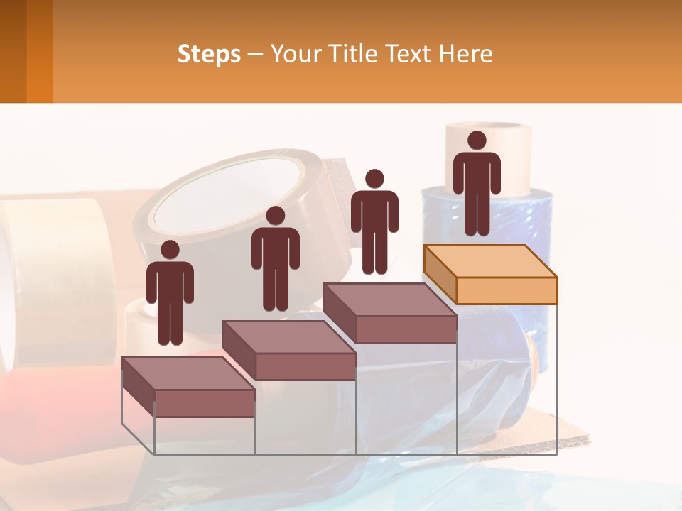 A Group Of Rolls Of Tape Sitting On Top Of A Table PowerPoint Template