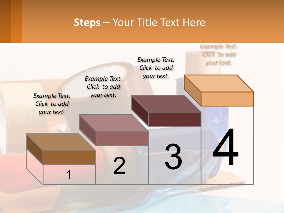 A Group Of Rolls Of Tape Sitting On Top Of A Table PowerPoint Template