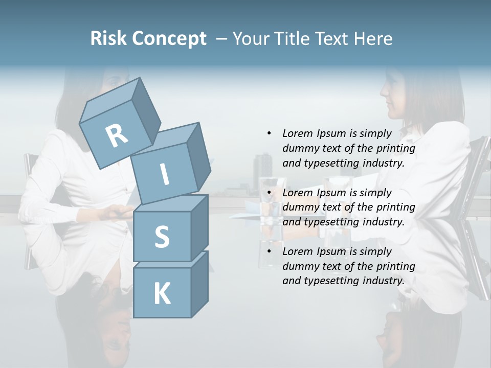 Two Women Sitting At A Table Talking To Each Other PowerPoint Template