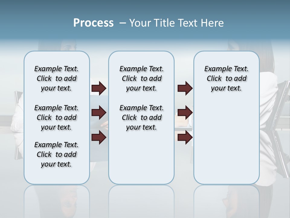 Two Women Sitting At A Table Talking To Each Other PowerPoint Template