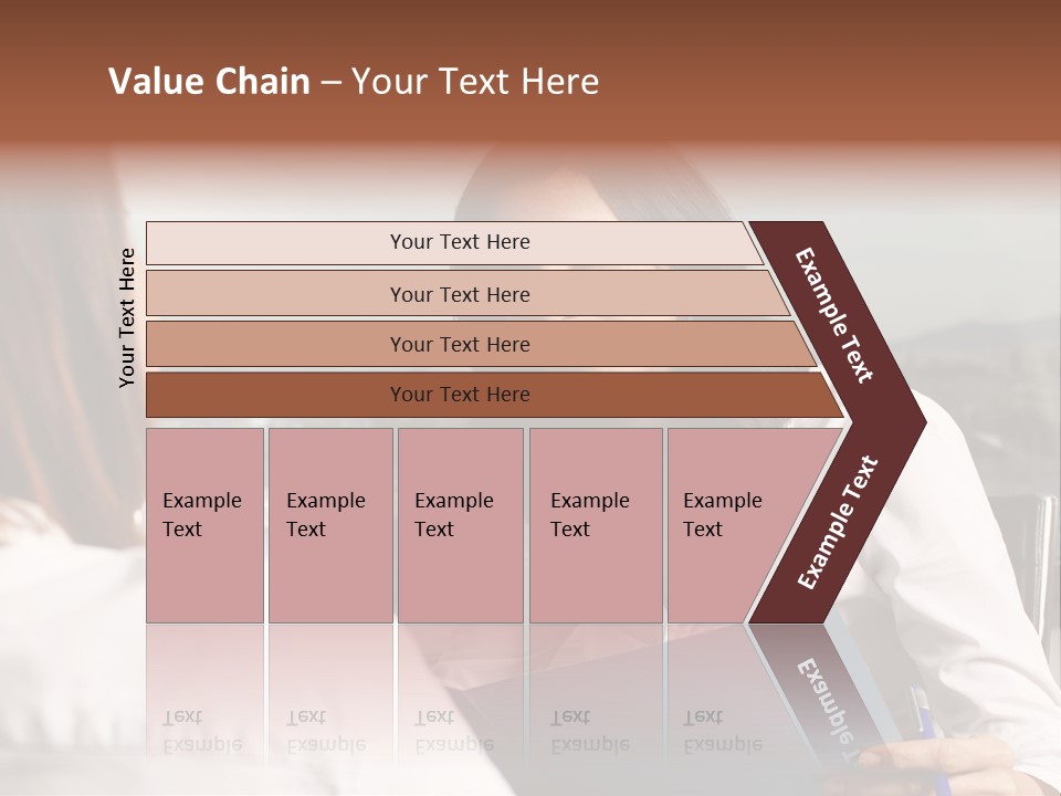 A Woman Sitting At A Desk Talking To Another Woman PowerPoint Template