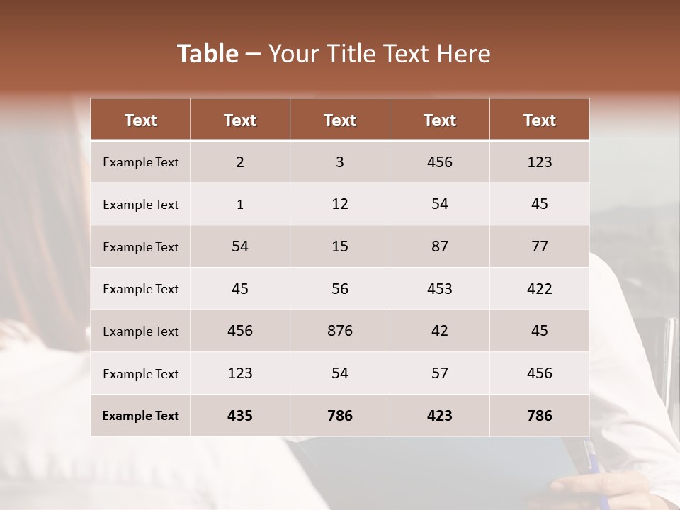 A Woman Sitting At A Desk Talking To Another Woman PowerPoint Template