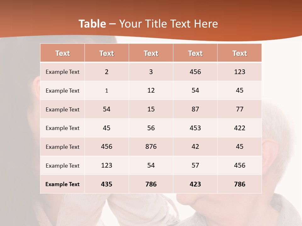A Woman Giving A Man A Kiss On The Cheek PowerPoint Template
