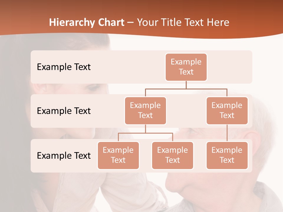 A Woman Giving A Man A Kiss On The Cheek PowerPoint Template