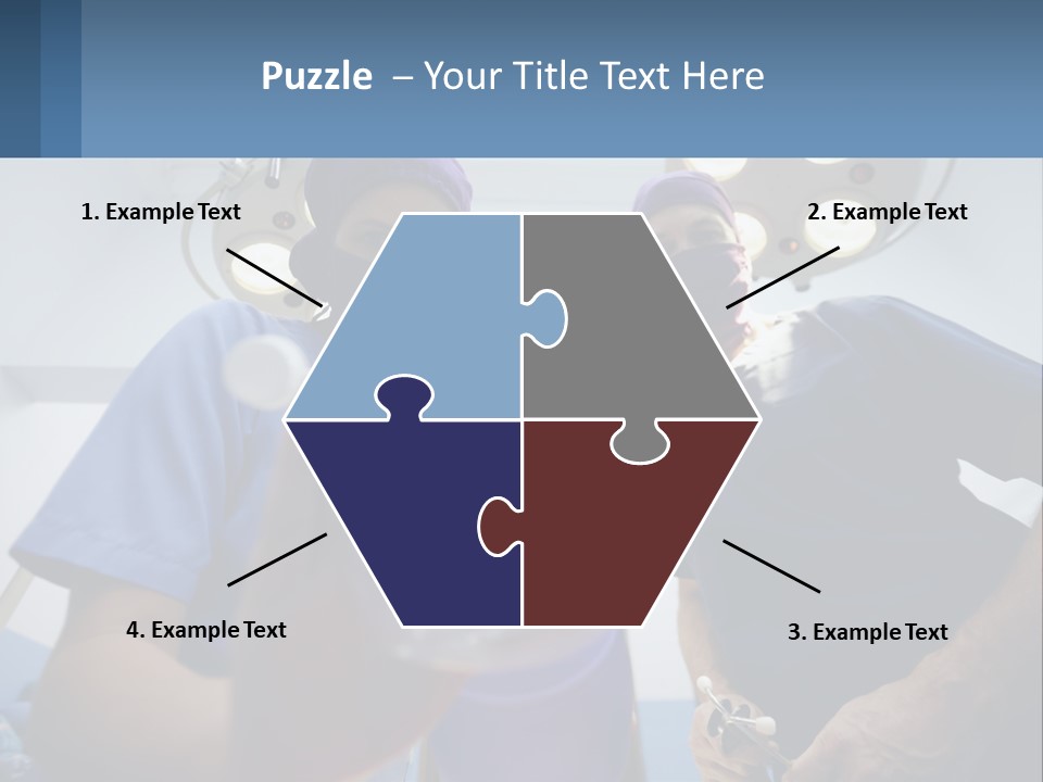 A Couple Of People In Scrubs Standing In A Room PowerPoint Template