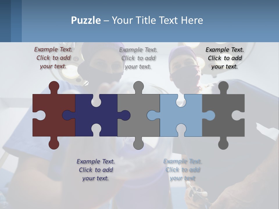 A Couple Of People In Scrubs Standing In A Room PowerPoint Template