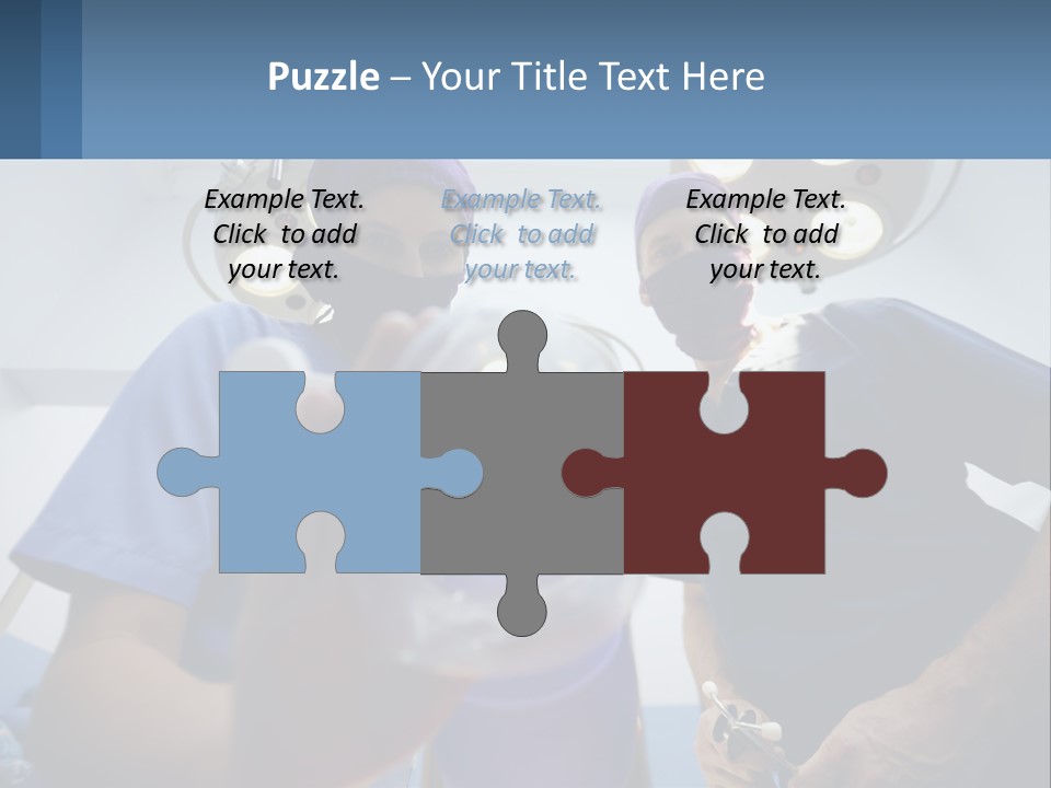 A Couple Of People In Scrubs Standing In A Room PowerPoint Template