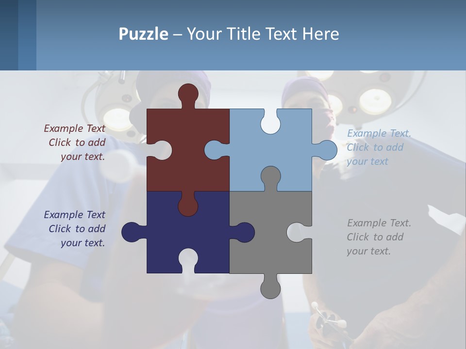 A Couple Of People In Scrubs Standing In A Room PowerPoint Template