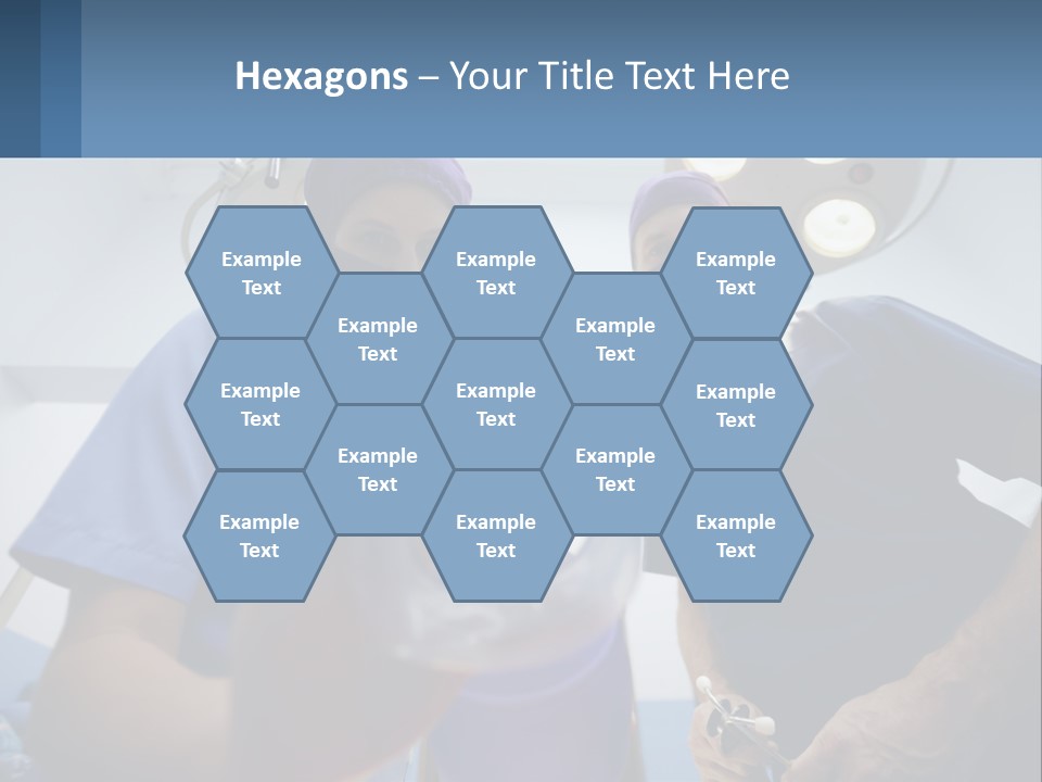 A Couple Of People In Scrubs Standing In A Room PowerPoint Template