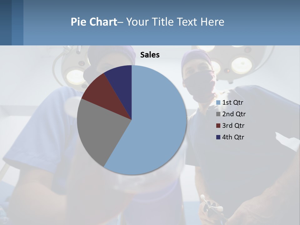 A Couple Of People In Scrubs Standing In A Room PowerPoint Template