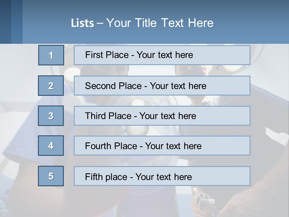 A Couple Of People In Scrubs Standing In A Room PowerPoint Template