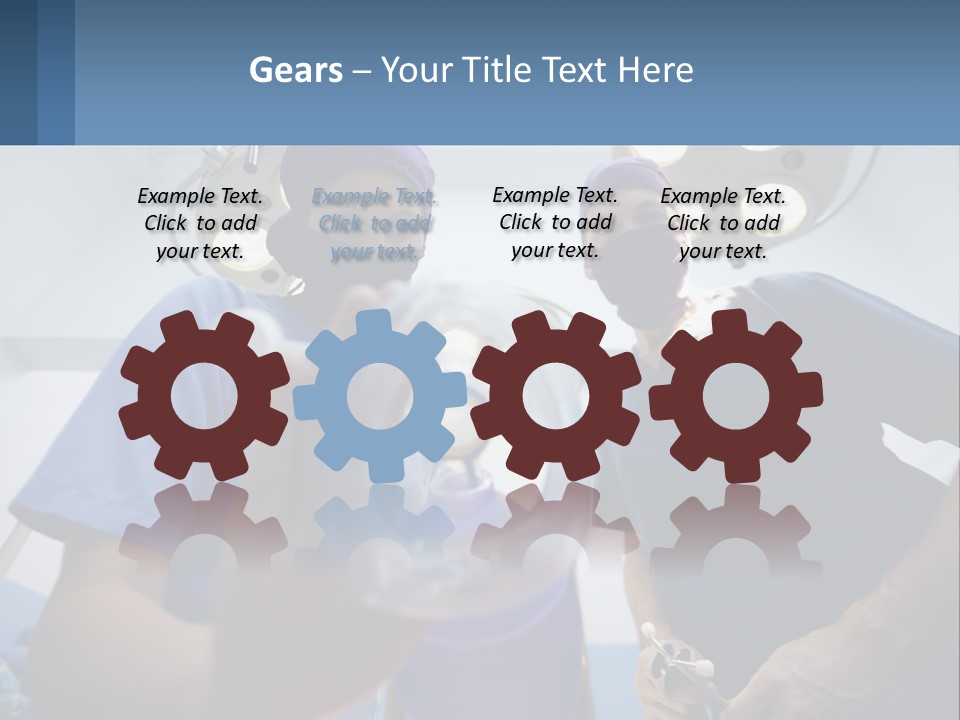 A Couple Of People In Scrubs Standing In A Room PowerPoint Template