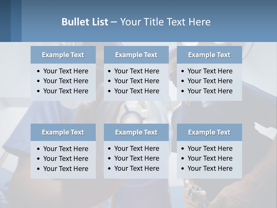 A Couple Of People In Scrubs Standing In A Room PowerPoint Template