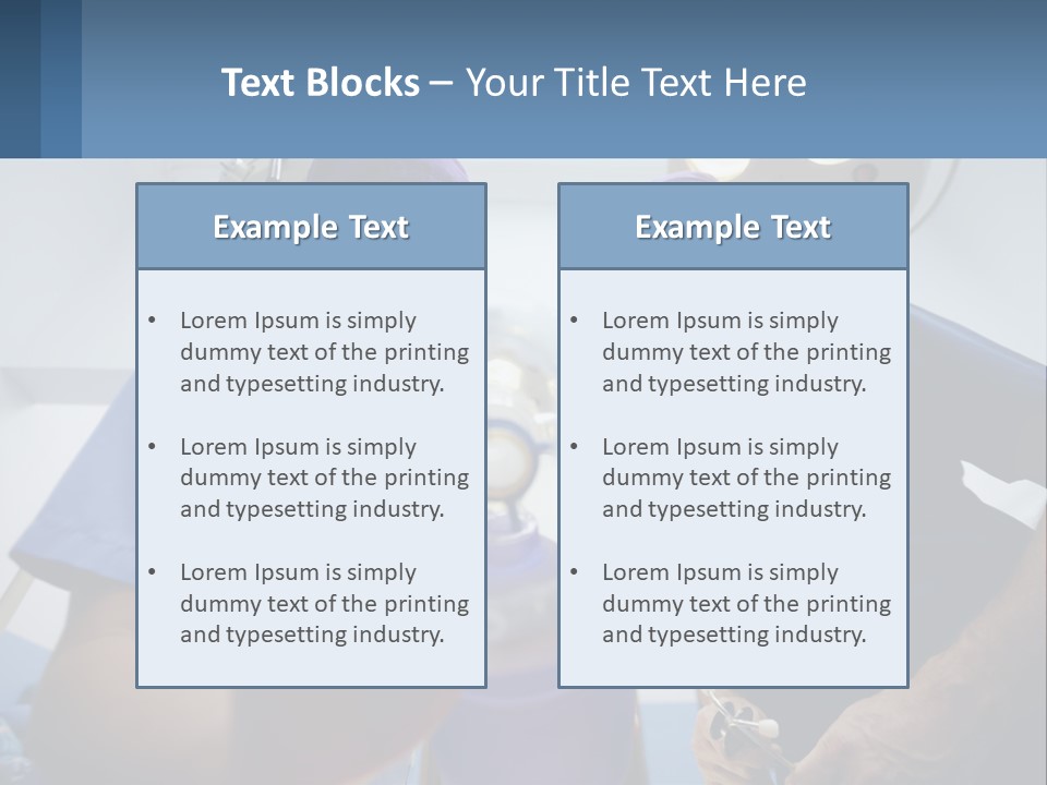 A Couple Of People In Scrubs Standing In A Room PowerPoint Template