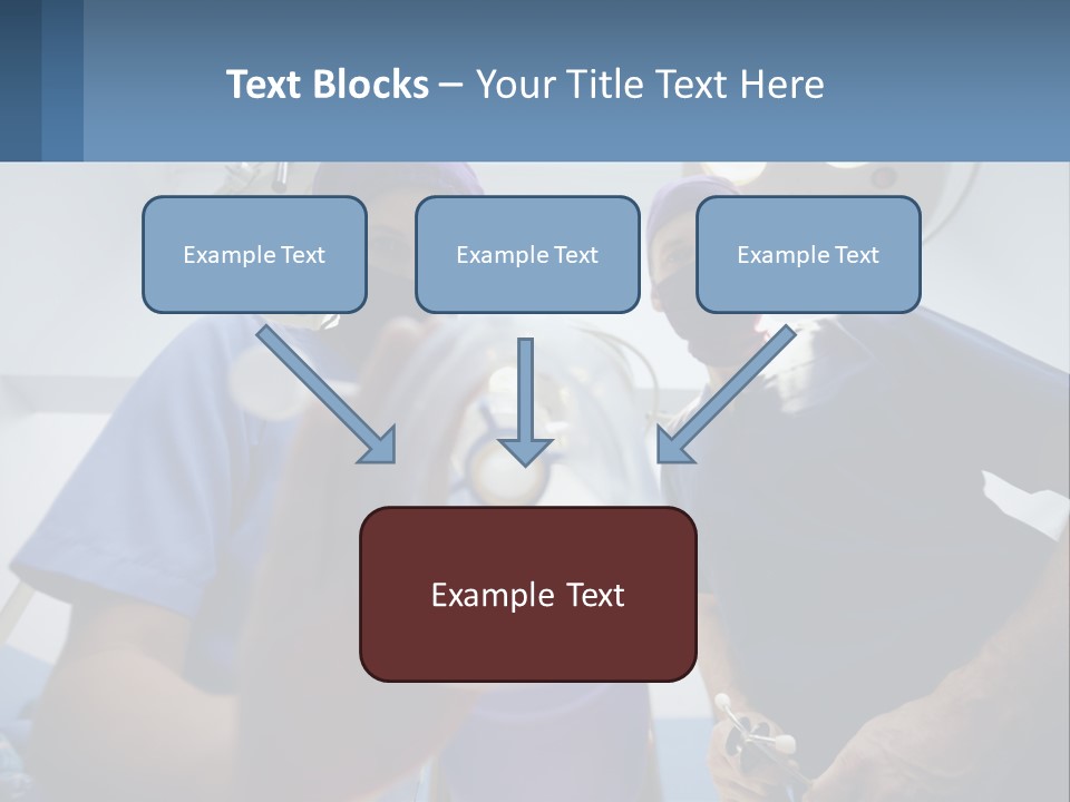A Couple Of People In Scrubs Standing In A Room PowerPoint Template