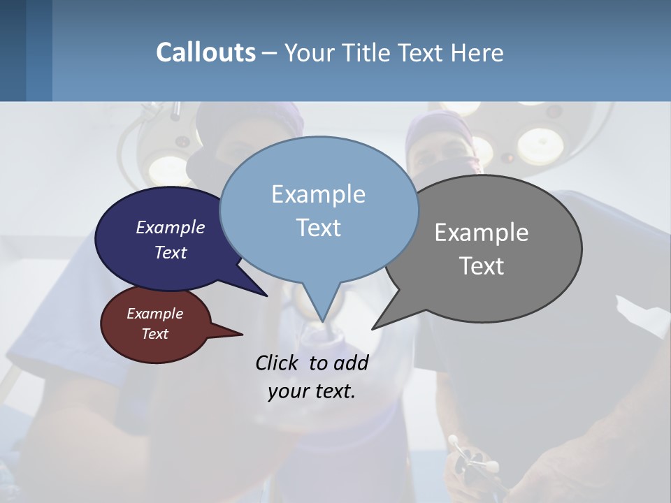 A Couple Of People In Scrubs Standing In A Room PowerPoint Template