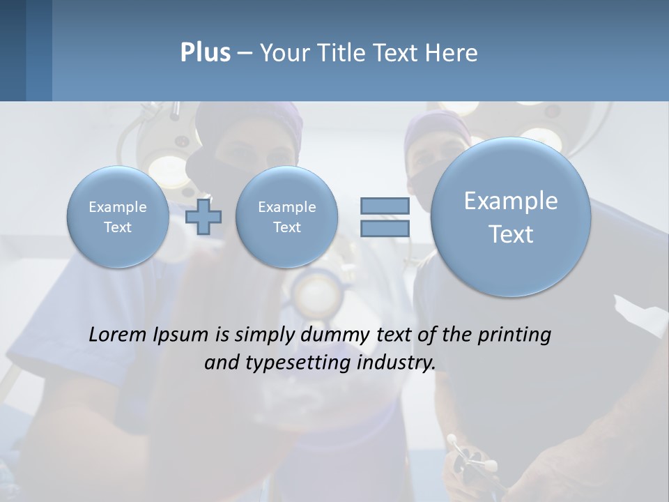 A Couple Of People In Scrubs Standing In A Room PowerPoint Template
