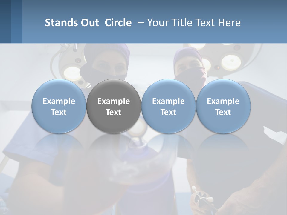 A Couple Of People In Scrubs Standing In A Room PowerPoint Template